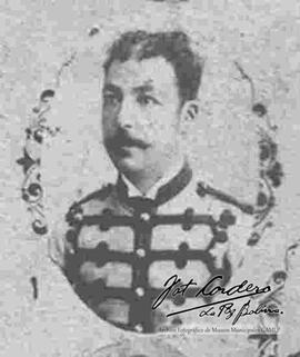 Imagen de uno de los rifleros de los huzares de guardía. Cochabamba, 16 de julio de 1894.