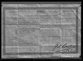 Reproducción de una póliza de exportación, oruro, 24 de mayo de 1938.