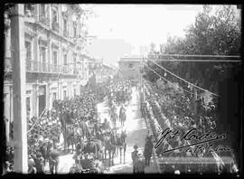 Recepción de una embajada para la tramsmisión de mando Presidencial del General Ismael Montes y s. e. José Gutiérrez Guerra. agosto