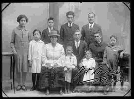 Foto de estudio de una familia