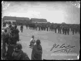 Celebración de una misa en una comunidad cerca al campo de práctica de maniobras Militares