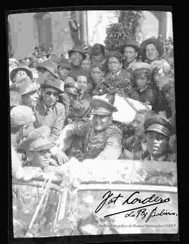 Recibimiento del presidente Enrique Peñaranda, durante el periodo de 15 de abril de 1940 al 20 de diciembre de 1943