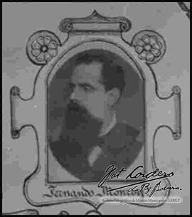 Imagen de Fernando Monroy. Batallón 4° de línea, año de 1903.