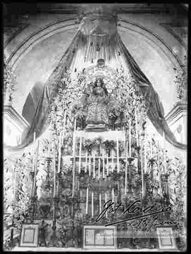 Altar de la Virgen de La Paz en la catedral.