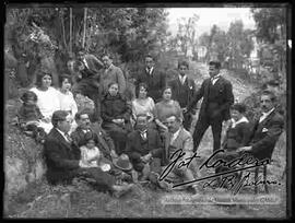 Familia reunida, en un día de campo