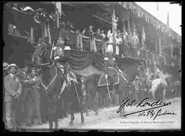 El presidente de la República Ismael Montes y Capitán General del Ejercito