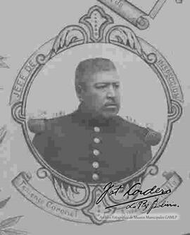 Imagen del jefe de inspección Teniente Coronel Anselmo Pinilla. Noviembre 1 de 1906.