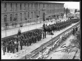 banda del Colegio Militar, en la avenida villazón