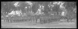 Reunión de boys scouts en la plaza del Ovalo