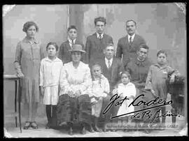 Foto de estudio de una familia