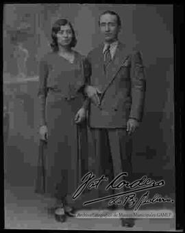 Foto de estudio de una pareja
