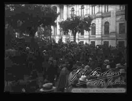 Manifestación frente al Palacio Legislativo