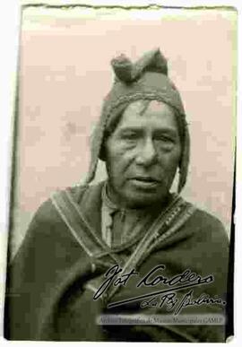 Campesino de nombre v. quispe de combaya, chuchulaya - sorata